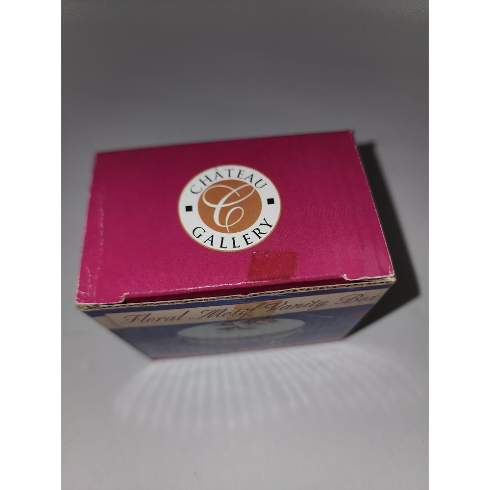 NOS‎ Vintage Floral Motif Vanity Box New - Picture 5 of 6